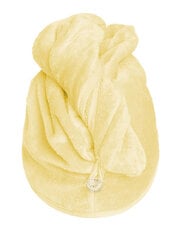 Полотенце для волос чалма A622 Цвет - желтый цена и информация | Полотенца | pigu.lt