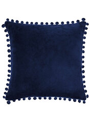 Наволочка декоративная Pompie 40x40 A668 - темно-синий цена и информация | Декоративные подушки и наволочки | pigu.lt