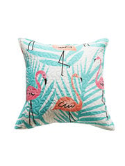 Наволочка декоративная Flamingove 45x45 A551 - мятная цена и информация | Декоративные подушки и наволочки | pigu.lt