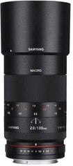 Samyang 100mm f/2.8 ED UMC Macro Sony E kaina ir informacija | Objektyvai | pigu.lt