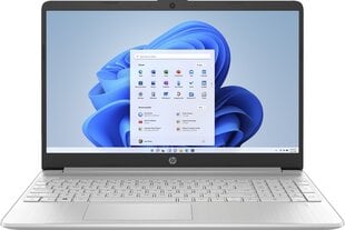 HP 15s-eq2134nw AMD Ryzen 7 5700U, RAM 8GB, 512 SSD Radeon RX Vega 8, Windows 11, Silver kaina ir informacija | hp Kompiuterinė technika | pigu.lt