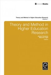 Theory and Method in Higher Education Research kaina ir informacija | Socialinių mokslų knygos | pigu.lt