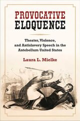 Provocative Eloquence: Theater, Violence, and Anti-Slavery Speech in the Antebellum United States kaina ir informacija | Istorinės knygos | pigu.lt