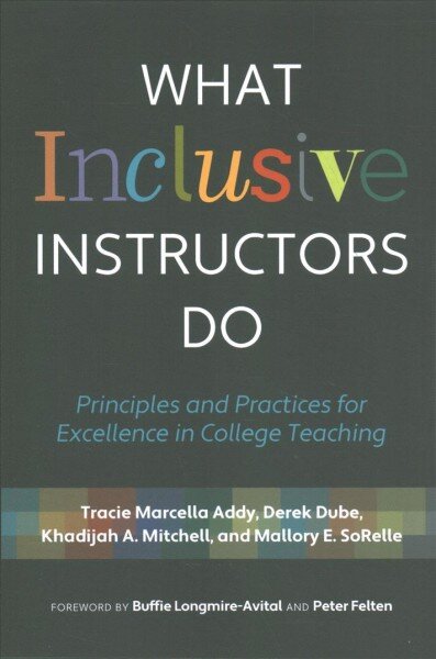 What Inclusive Instructors Do: Principles and Practices for Excellence in College Teaching kaina ir informacija | Socialinių mokslų knygos | pigu.lt