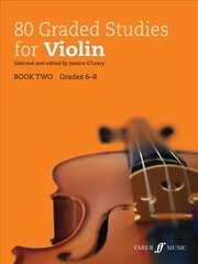 80 Graded Studies for Violin, Book 2 kaina ir informacija | Knygos apie meną | pigu.lt