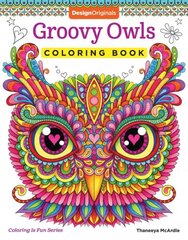 Groovy Owls Coloring Book kaina ir informacija | Knygos mažiesiems | pigu.lt