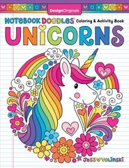 Notebook Doodles Unicorns цена и информация | Книги для малышей | pigu.lt