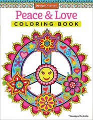 Peace & Love Coloring Book kaina ir informacija | Knygos apie sveiką gyvenseną ir mitybą | pigu.lt