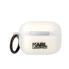 Беспроводные наушники Karl Lagerfeld 3D Logo NFT Choupette TPU Case for Airpods Pro White цена и информация | Теплая повязка на уши, черная | pigu.lt