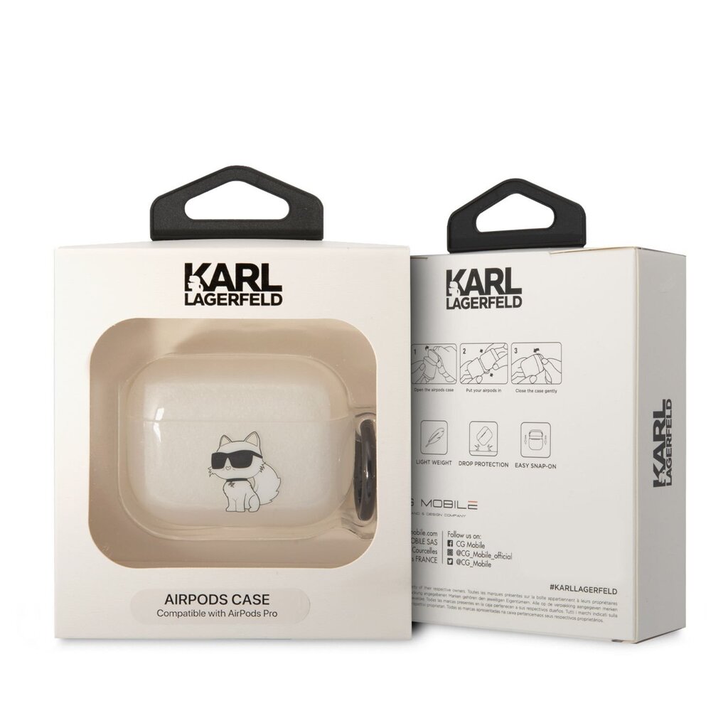 Karl Lagerfeld Airpods Pro kaina ir informacija | Ausinės | pigu.lt