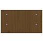 Monitoriaus stovas, Pušies medienos masyvas, 50x27x15cm, medaus ruda kaina ir informacija | Monitorių laikikliai | pigu.lt