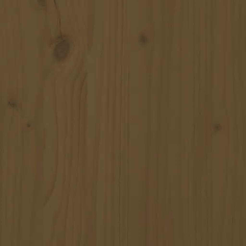 Komoda, Pušies medienos masyvas, 89x40x116,5cm, medaus ruda kaina ir informacija | Komodos | pigu.lt