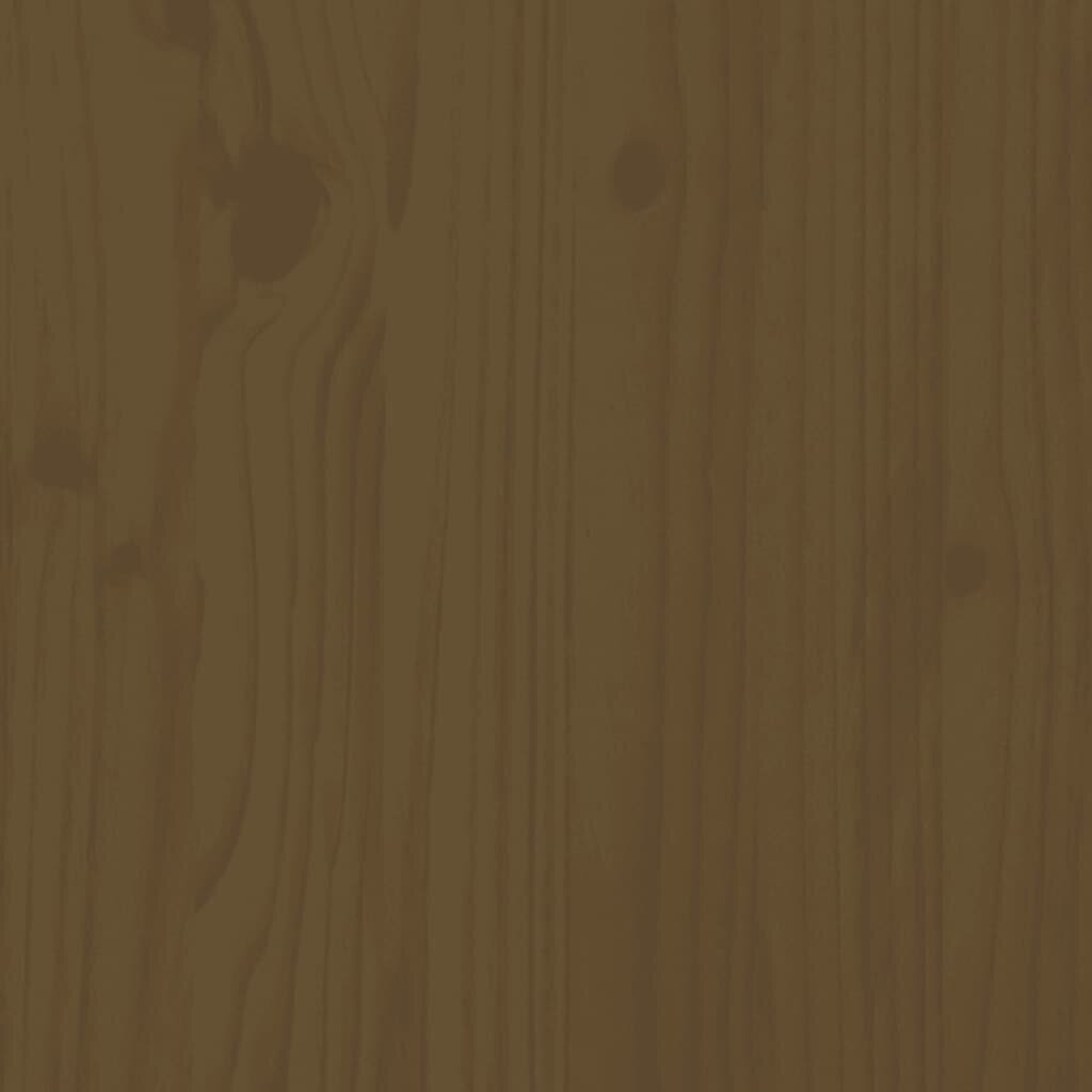 Darbastalis vidaXL 110,5x50x80cm, medaus rudas kaina ir informacija | Virtuvinės spintelės | pigu.lt