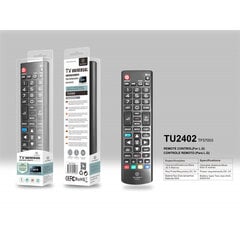 Универсальный пульт для телевизора Techancy TU2402, черный цена и информация | Аксессуары для телевизоров и Smart TV | pigu.lt
