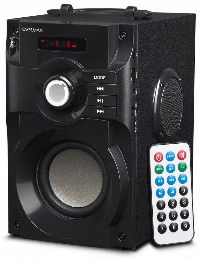 Overmax Soundbeat 2.0, juoda kaina ir informacija | Garso kolonėlės | pigu.lt