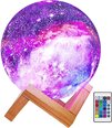 Mėnulio 3D Nakties Lempa Galaxy 21cm GOAPA