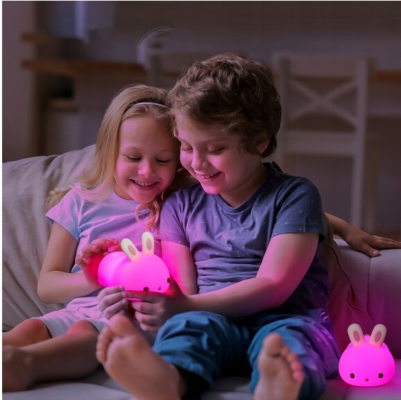 Vaikiška naktinė lempa kaina ir informacija | Vaikiški šviestuvai | pigu.lt