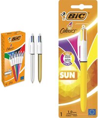 Комплект ручек Biros Bic Shine Silver, 12 шт цена и информация | Письменные принадлежности | pigu.lt