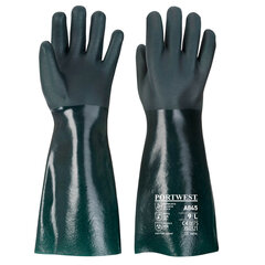 Darbo pirštinės Portwest 45cm, juodos цена и информация | Рабочие перчатки | pigu.lt
