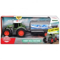 Traktorius su pieno cisterna Dickie Toys Fendt, 26 cm kaina ir informacija | Žaislai berniukams | pigu.lt
