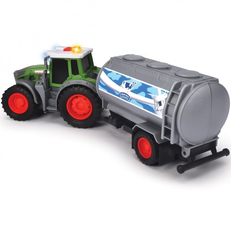 Traktorius su pieno cisterna Dickie Toys Fendt, 26 cm kaina ir informacija | Žaislai berniukams | pigu.lt