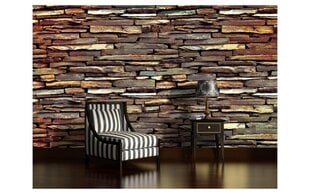 Wood Wall 1537P8 цена и информация | Фотообои с инструментом и клеем - Бежевые листья эвкалипта, 400x280 см | pigu.lt