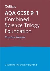 AQA GCSE 9-1 Combined Science Foundation Practice Papers: Ideal for Home Learning, 2022 and 2023 Exams kaina ir informacija | Knygos paaugliams ir jaunimui | pigu.lt