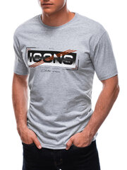Marškinėliai vyrams Edoti AMD118466.1900, pilki цена и информация | Мужские футболки | pigu.lt