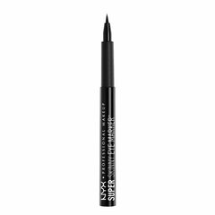 Akių apvadas Nyx / Super Skinny Eye Marker Black, 1 ml kaina ir informacija | Akių šešėliai, pieštukai, blakstienų tušai, serumai | pigu.lt