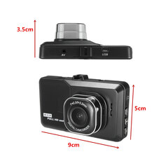 Автомобильная камера 1080p Full HD видео - BlackBox цена и информация | Видеорегистраторы | pigu.lt