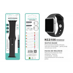 Techancy Watch Band M/L Black kaina ir informacija | Išmaniųjų laikrodžių ir apyrankių priedai | pigu.lt