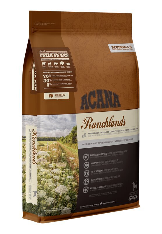 Acana Ranchlands Dog visų veislių šunims, 2 kg цена и информация | Sausas maistas šunims | pigu.lt