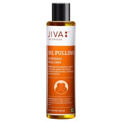 Burnos skalavimo aliejus Pulling, Jiva Ayurveda, 200ml kaina ir informacija | Dantų šepetėliai, pastos | pigu.lt