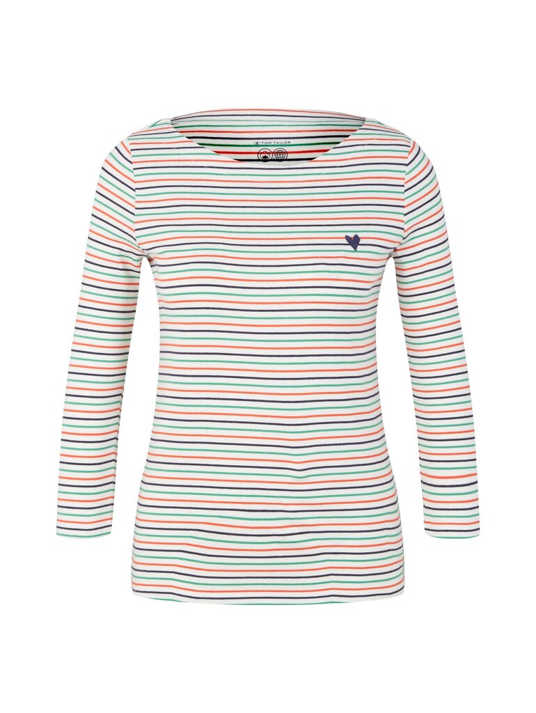 Marškinėliai moterims Tom Tailor 1035382*31289, įvairių spalvų kaina ir informacija | Marškinėliai moterims | pigu.lt