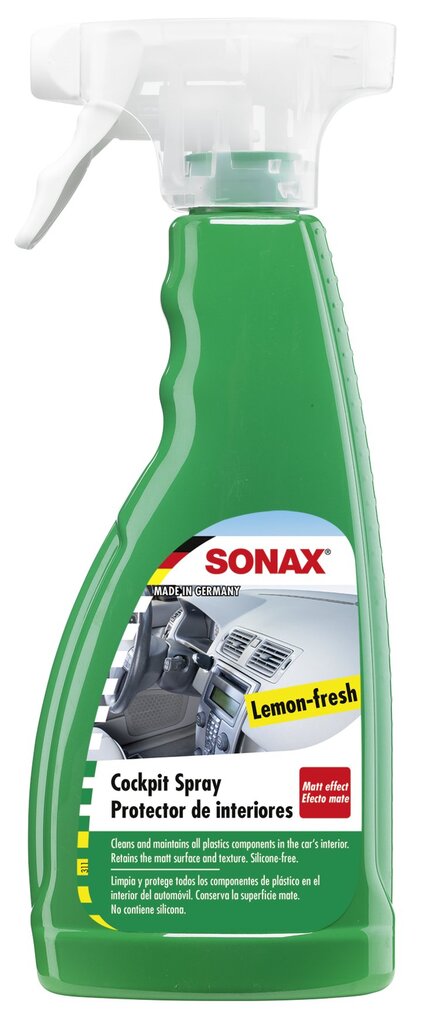 Matinis prietaisų skydo valiklis SONAX Lemon fresh, 500 ml kaina ir informacija | Autochemija | pigu.lt