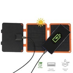 4smarts Складная солнечная панель USB 10W цена и информация | Зарядные устройства для телефонов | pigu.lt