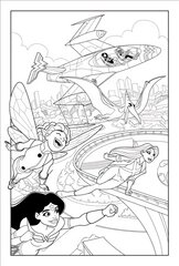 DC Super Hero Girls: A Kids Coloring Book: A Kids Coloring Book цена и информация | Фантастика, фэнтези | pigu.lt