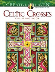 Creative Haven Celtic Crosses Coloring Book kaina ir informacija | Saviugdos knygos | pigu.lt