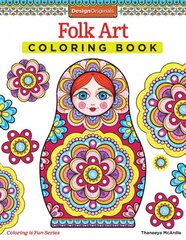 Folk Art Coloring Book цена и информация | Книги о питании и здоровом образе жизни | pigu.lt