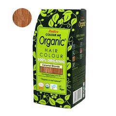 Растительные волосы краски Radico Color Me Organic Caramel Blonde, 100 г цена и информация | Краска для волос | pigu.lt