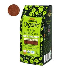 Растительные волосы краски Radico Color Me Organic Honey Blonde, 100 г цена и информация | Краска для волос | pigu.lt