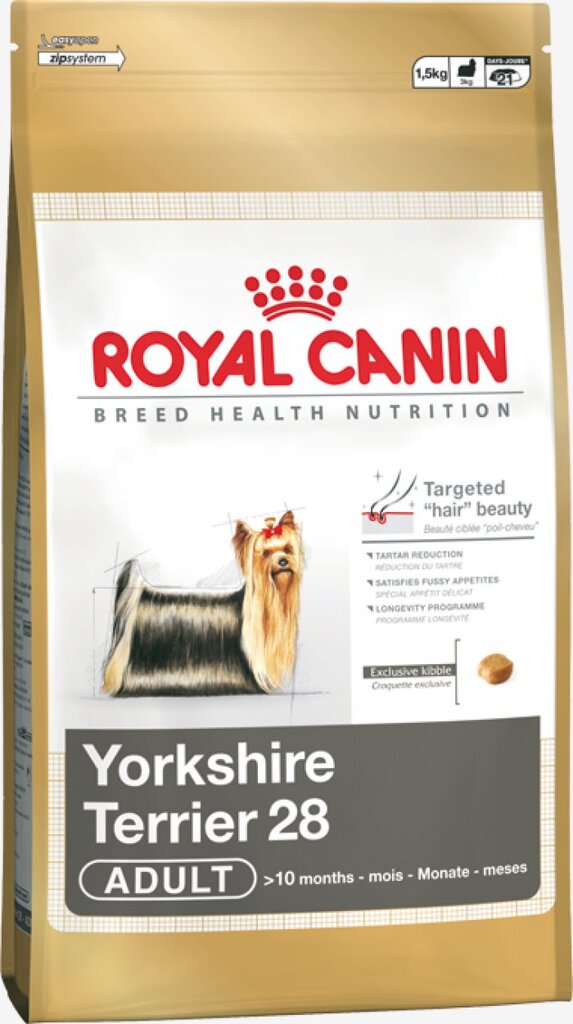 Royal Canin Yorkshire Terrier Adult 0.5 kg kaina ir informacija | Sausas maistas šunims | pigu.lt