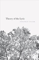 Theory of the Lyric kaina ir informacija | Poezija | pigu.lt