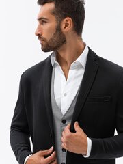 Švarkas vyrams Ombre Clothing AMD2356.1903, juodas цена и информация | Мужские пиджаки | pigu.lt