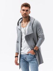 Мужской свитер со структурированным карманом - графитовый меланж v2 om-swcd-0109 124389-7 цена и информация | Мужские свитера | pigu.lt