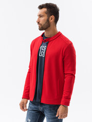 Džemperis vyrams Ombre Clothing, raudonas kaina ir informacija | Džemperiai vyrams | pigu.lt