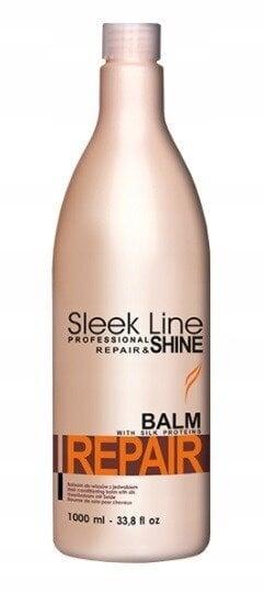 Kondicionierius su šilko proteinais Stapiz Sleek Line Repair, 1000 ml kaina ir informacija | Balzamai, kondicionieriai | pigu.lt