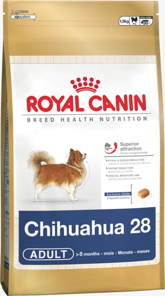 Royal Canin Chihuahua Adult 0,5 kg kaina ir informacija | Sausas maistas šunims | pigu.lt