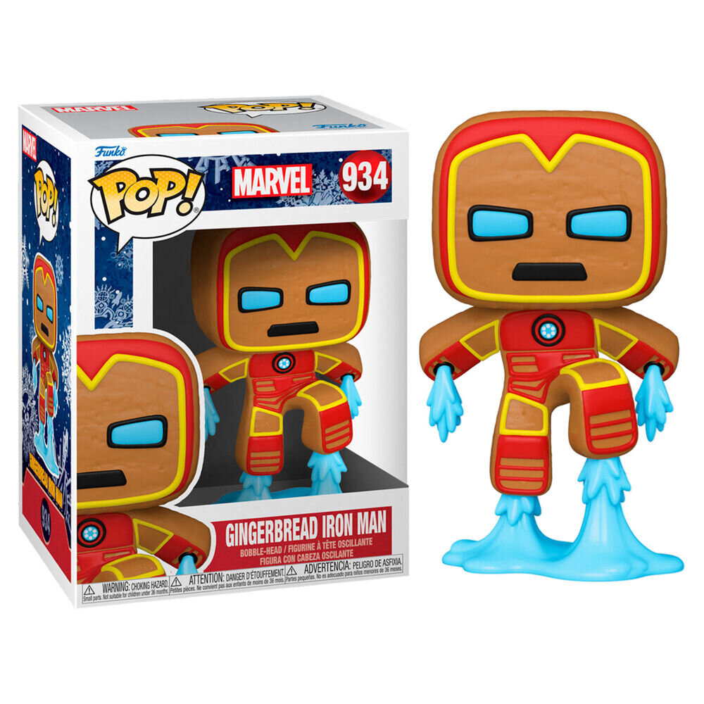 POP Marvel Holiday Iron Man kaina ir informacija | Žaidėjų atributika | pigu.lt