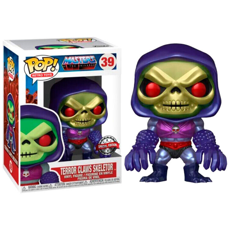 POP Masters of the Universe Skeletor with Terror Claws Metallic Exclusive цена и информация | Žaidėjų atributika | pigu.lt
